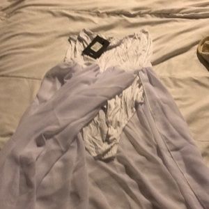 Tub top bodysuit dress